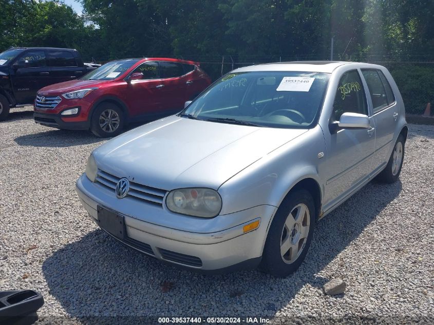 2002 Volkswagen Golf Gls 2.0L VIN: 9BWGB61J724071989 Lot: 39537440