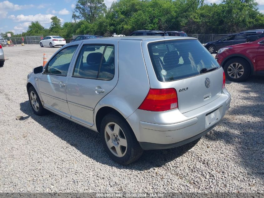 2002 Volkswagen Golf Gls 2.0L VIN: 9BWGB61J724071989 Lot: 39537440