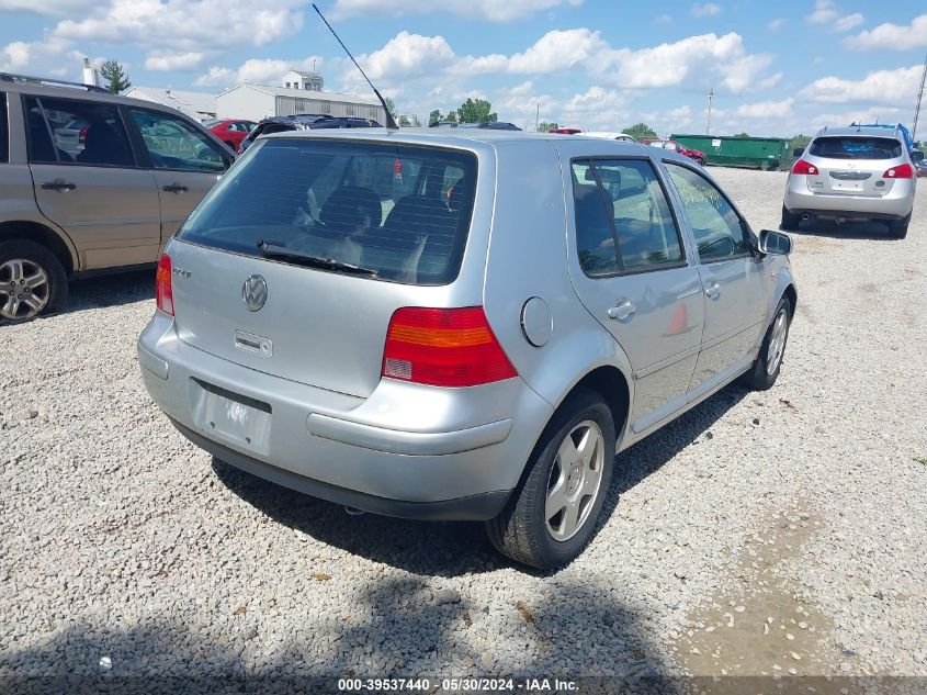 2002 Volkswagen Golf Gls 2.0L VIN: 9BWGB61J724071989 Lot: 39537440