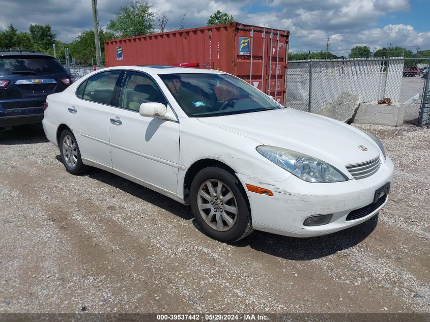 2003 Lexus Es 300 VIN: JTHBF30G030120793 Lot: 39537442