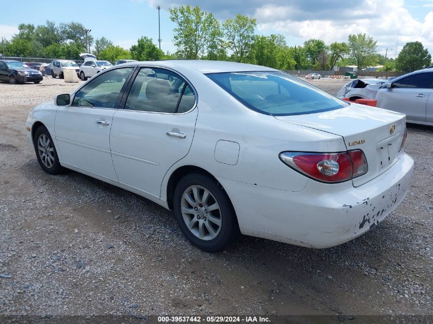 2003 Lexus Es 300 VIN: JTHBF30G030120793 Lot: 39537442