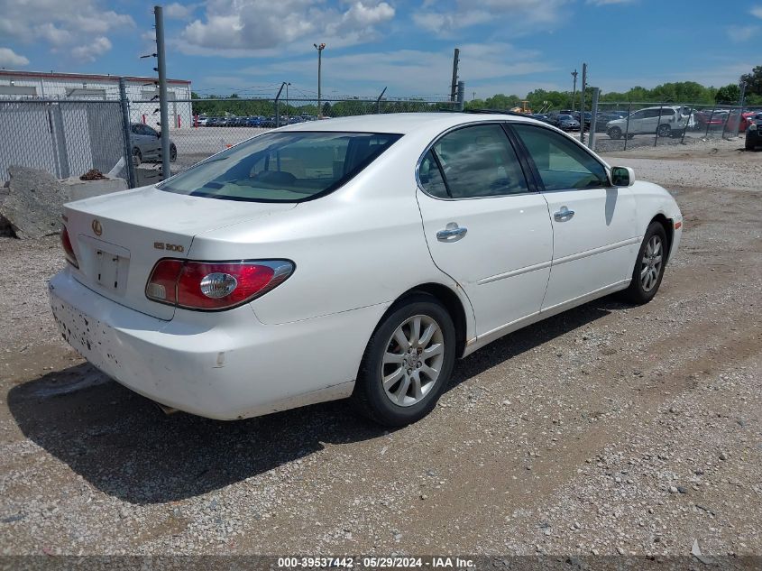 2003 Lexus Es 300 VIN: JTHBF30G030120793 Lot: 39537442