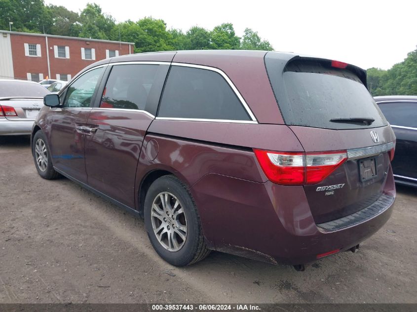 2012 Honda Odyssey Ex-L VIN: 5FNRL5H66CB121030 Lot: 39537443