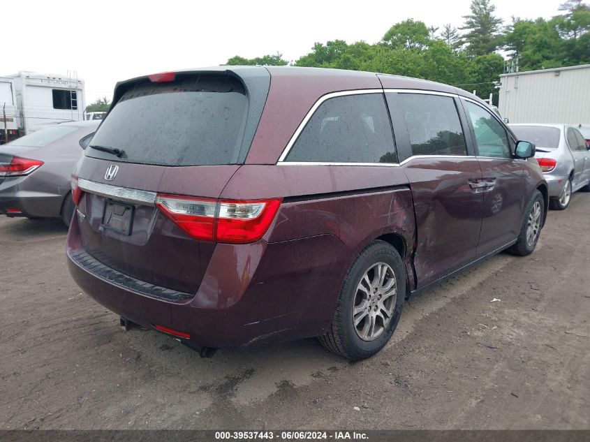 2012 Honda Odyssey Ex-L VIN: 5FNRL5H66CB121030 Lot: 39537443