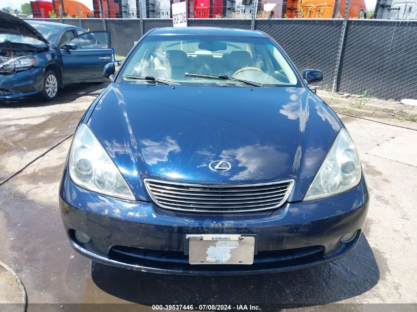 2005 Lexus Es 330 VIN: JTHBA30G755132735 Lot: 39537446