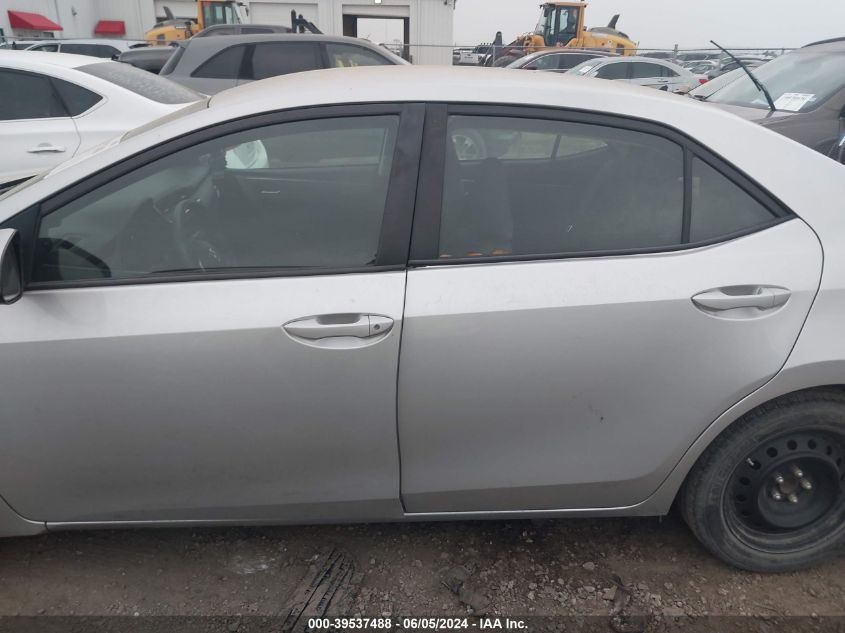 2019 TOYOTA COROLLA LE - 2T1BURHE9KC139795