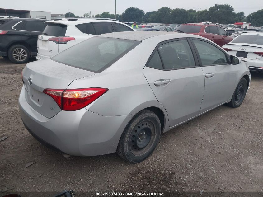 2019 TOYOTA COROLLA LE - 2T1BURHE9KC139795