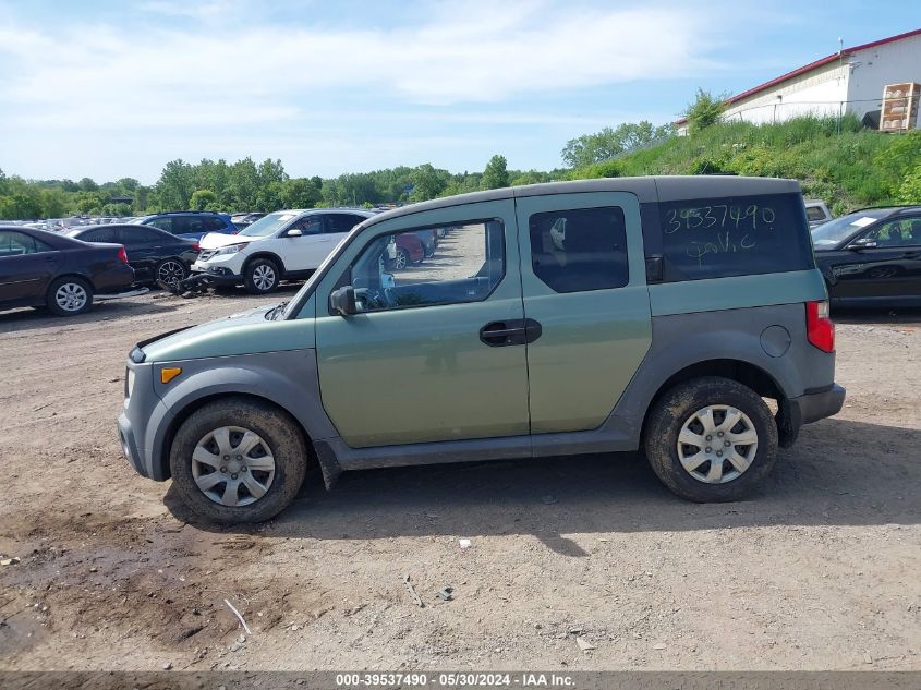 2005 Honda Element Lx VIN: 5J6YH28385L033236 Lot: 39537490
