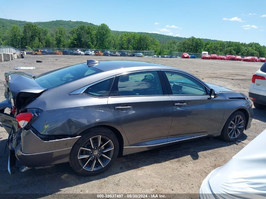 2022 Honda Accord Ex-L VIN: 1HGCV1F59NA055461 Lot: 39537497