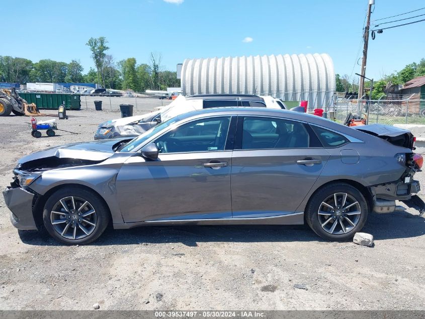 2022 Honda Accord Ex-L VIN: 1HGCV1F59NA055461 Lot: 39537497
