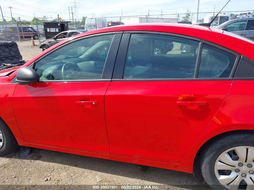 2014 Chevrolet Cruze Ls Auto VIN: 1G1PA5SH1E7213963 Lot: 39537501
