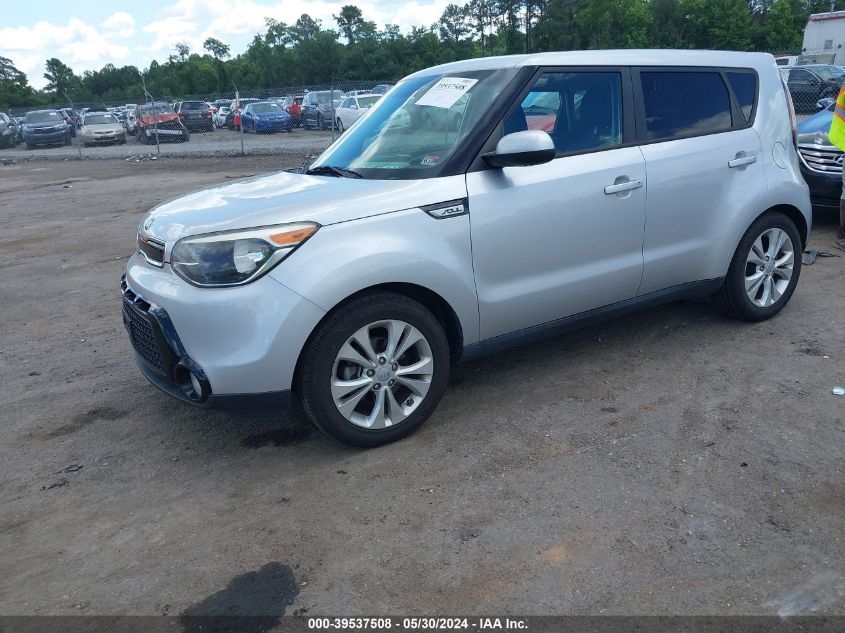 2016 Kia Soul + VIN: KNDJP3A5XG7823337 Lot: 39537508