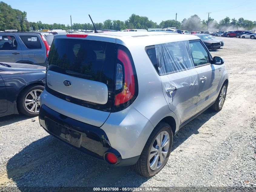 2016 Kia Soul + VIN: KNDJP3A5XG7823337 Lot: 39537508