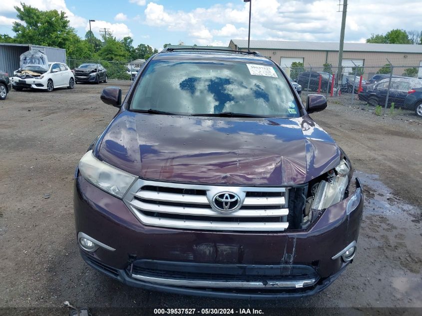 2012 Toyota Highlander Limited V6 VIN: 5TDDK3EHXCS125052 Lot: 39537527