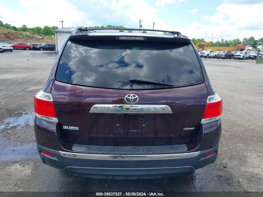 2012 Toyota Highlander Limited V6 VIN: 5TDDK3EHXCS125052 Lot: 39537527