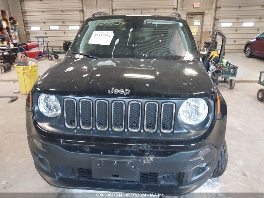 2018 Jeep Renegade Latitude 4X4 VIN: ZACCJBBB2JPJ36871 Lot: 39537534