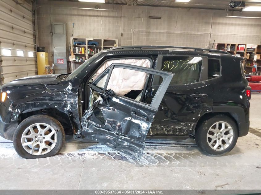 2018 Jeep Renegade Latitude 4X4 VIN: ZACCJBBB2JPJ36871 Lot: 39537534