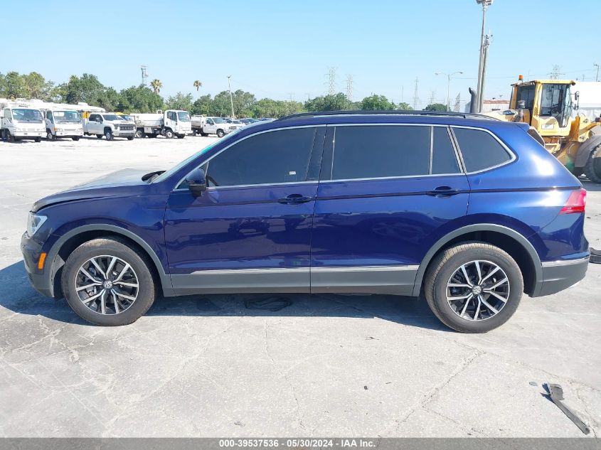 2021 Volkswagen Tiguan 2.0T Se/2.0T Se R-Line Black/2.0T Sel VIN: 3VV3B7AX8MM027351 Lot: 39537536