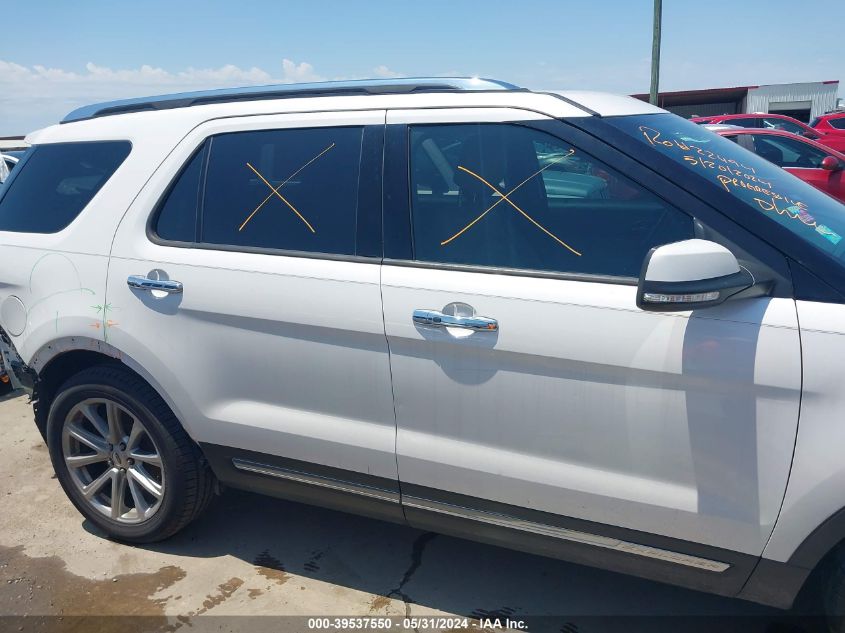 2017 Ford Explorer Limited VIN: 1FM5K7F8XHGE36956 Lot: 39537550