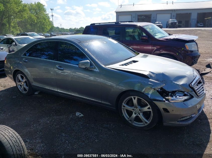 2013 Mercedes-Benz S 550 4Matic VIN: WDDNG9EB8DA513566 Lot: 39537551