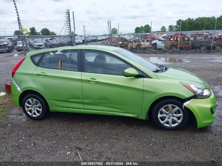 2013 Hyundai Accent Gs VIN: KMHCT5AE2DU128553 Lot: 39537552