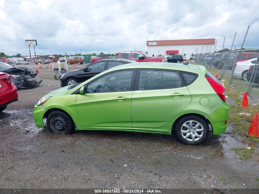 2013 Hyundai Accent Gs VIN: KMHCT5AE2DU128553 Lot: 39537552