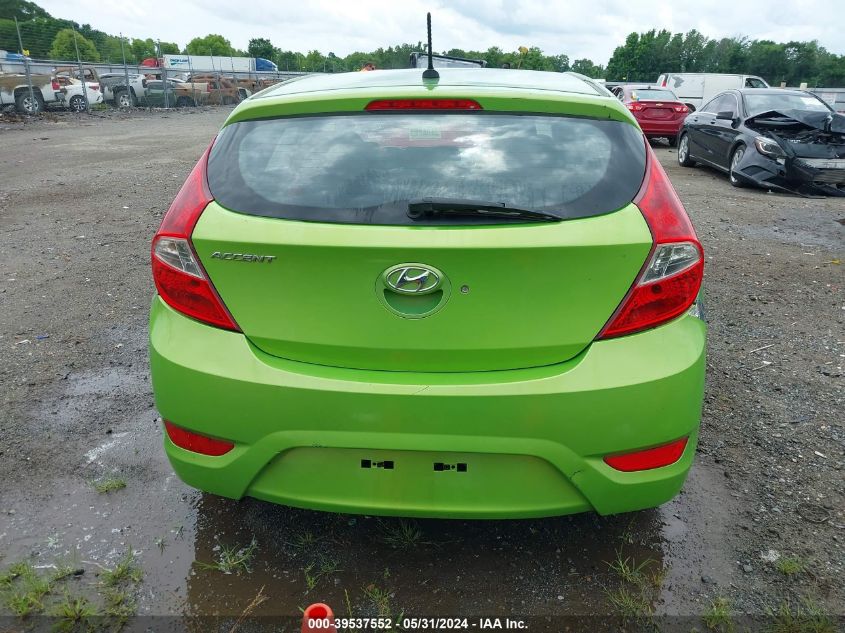 2013 Hyundai Accent Gs VIN: KMHCT5AE2DU128553 Lot: 39537552