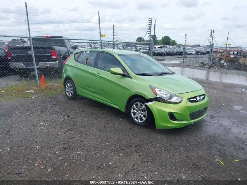 2013 Hyundai Accent Gs VIN: KMHCT5AE2DU128553 Lot: 39537552