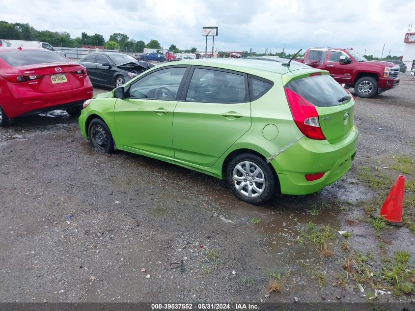 2013 Hyundai Accent Gs VIN: KMHCT5AE2DU128553 Lot: 39537552