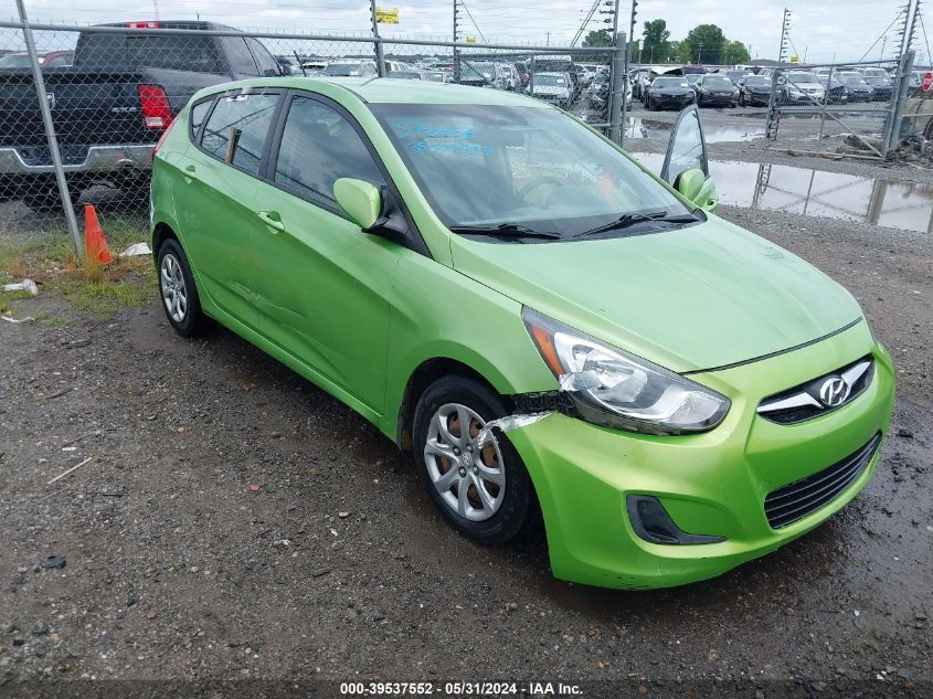 2013 Hyundai Accent Gs VIN: KMHCT5AE2DU128553 Lot: 39537552