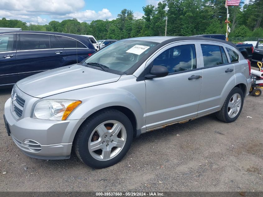 2008 Dodge Caliber Se VIN: 1B3HB28B58D684354 Lot: 39537560