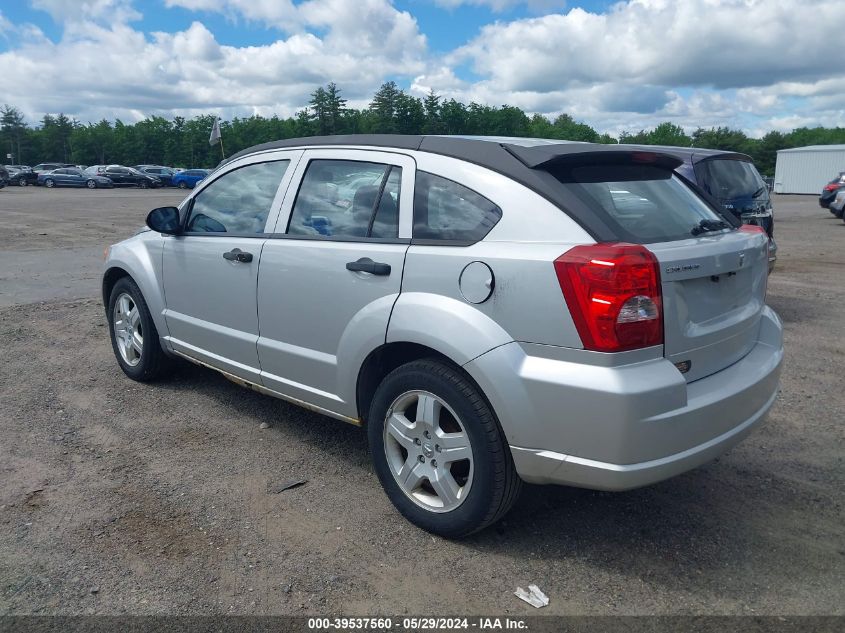 2008 Dodge Caliber Se VIN: 1B3HB28B58D684354 Lot: 39537560