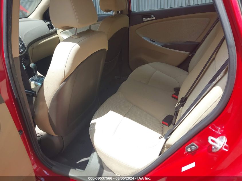 2012 Hyundai Accent Gls VIN: KMHCT4AE1CU260227 Lot: 39537566