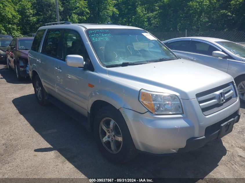 2007 Honda Pilot Exl VIN: 5FNYF18787B002700 Lot: 39537567