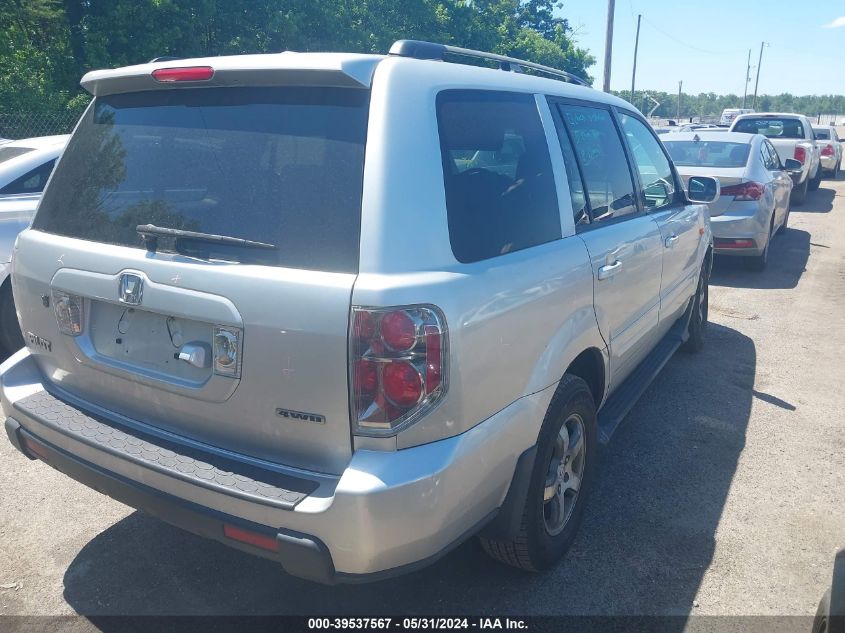 2007 Honda Pilot Exl VIN: 5FNYF18787B002700 Lot: 39537567