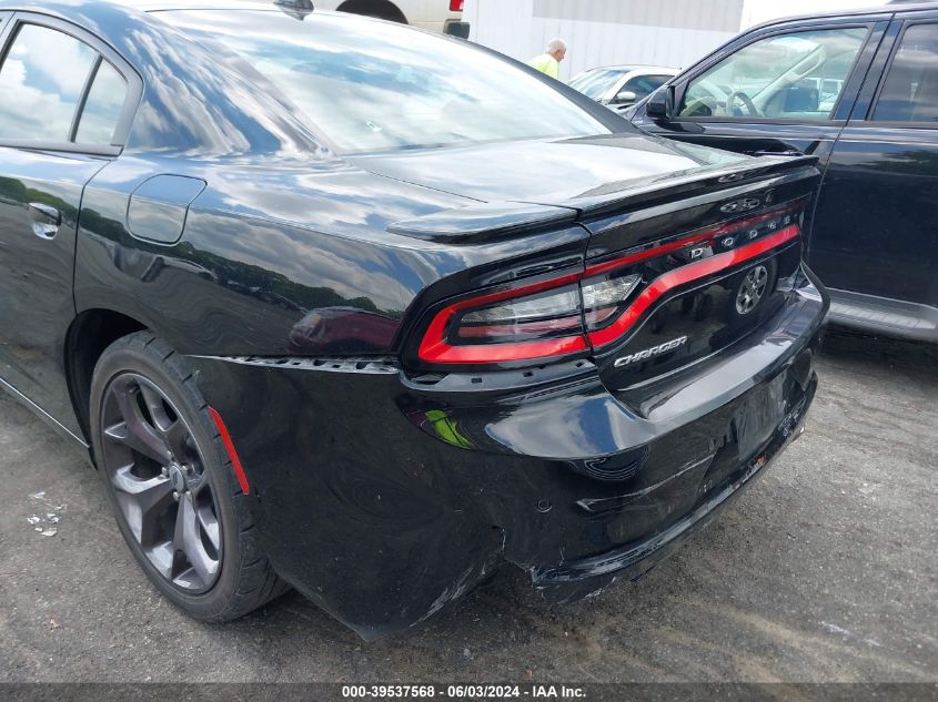 2019 Dodge Charger Sxt Rwd VIN: 2C3CDXBG7KH605639 Lot: 39537568