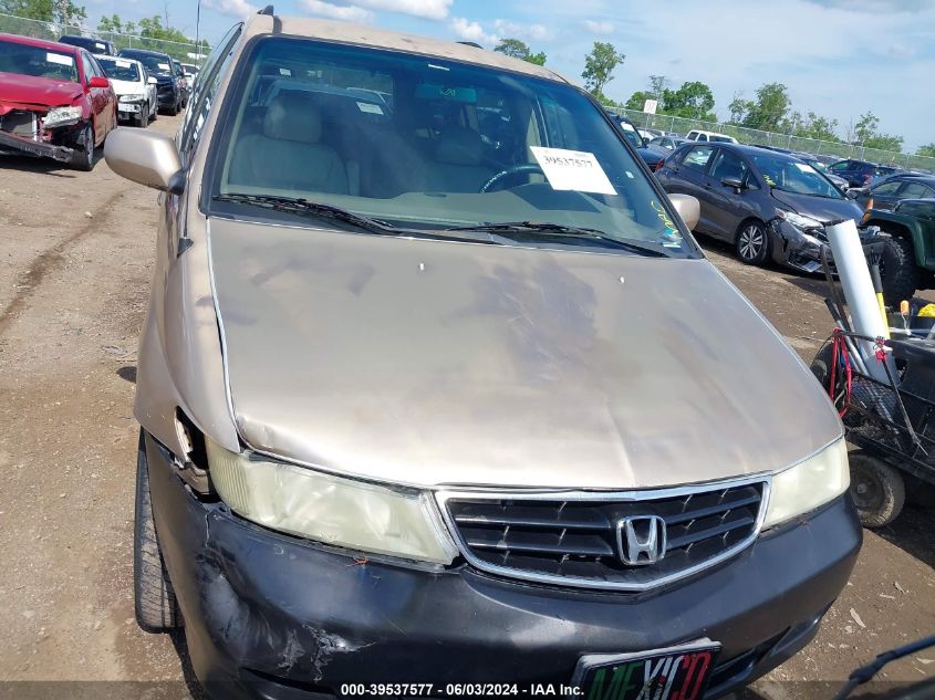 2002 Honda Odyssey Ex-L VIN: 2HKRL18752H537975 Lot: 39537577