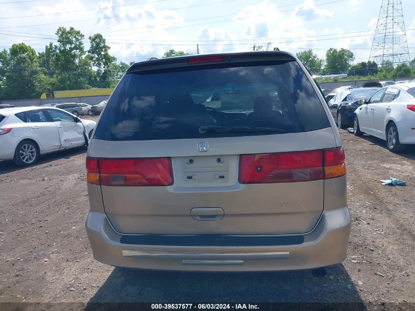 2002 Honda Odyssey Ex-L VIN: 2HKRL18752H537975 Lot: 39537577