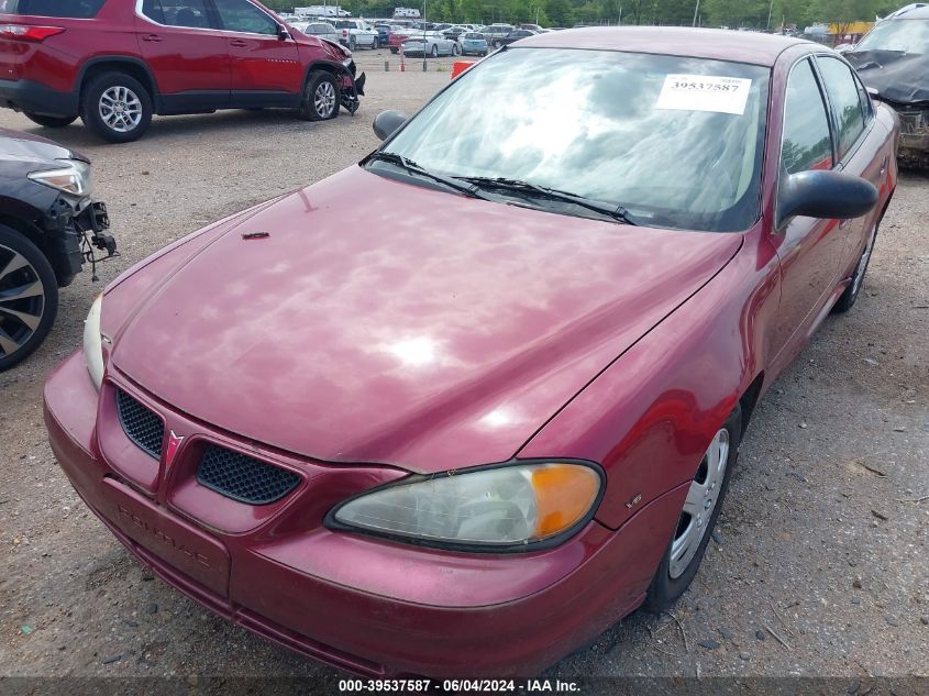 2005 Pontiac Grand Am Se VIN: 1G2NE52E75M215098 Lot: 39537587