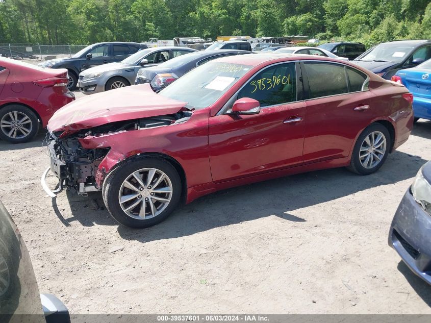 2015 Infiniti Q50 Premium VIN: JN1BV7AR9FM411787 Lot: 39537601