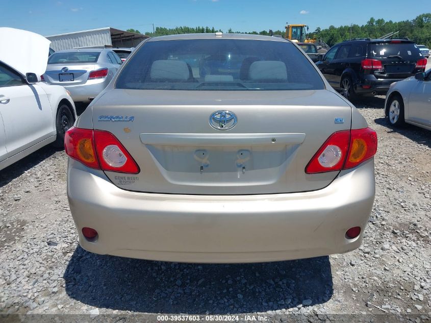 2009 Toyota Corolla Le VIN: 1NXBU40E29Z051565 Lot: 39537603