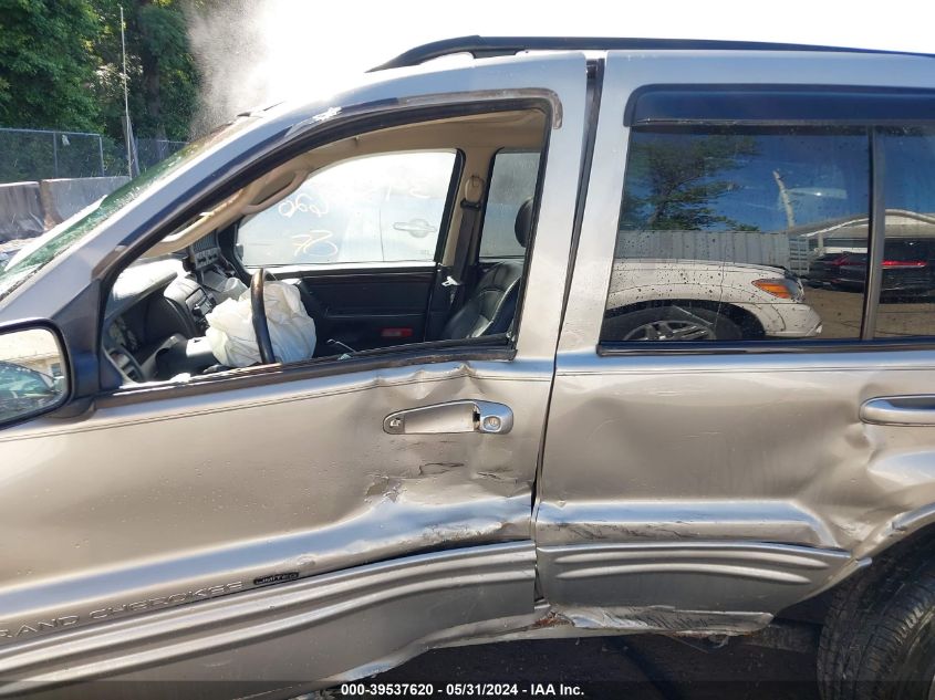 2002 Jeep Grand Cherokee Limited VIN: 1J4GW58S82C122780 Lot: 39537620