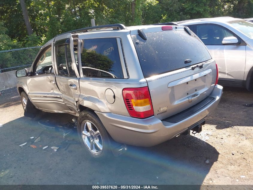 2002 Jeep Grand Cherokee Limited VIN: 1J4GW58S82C122780 Lot: 39537620