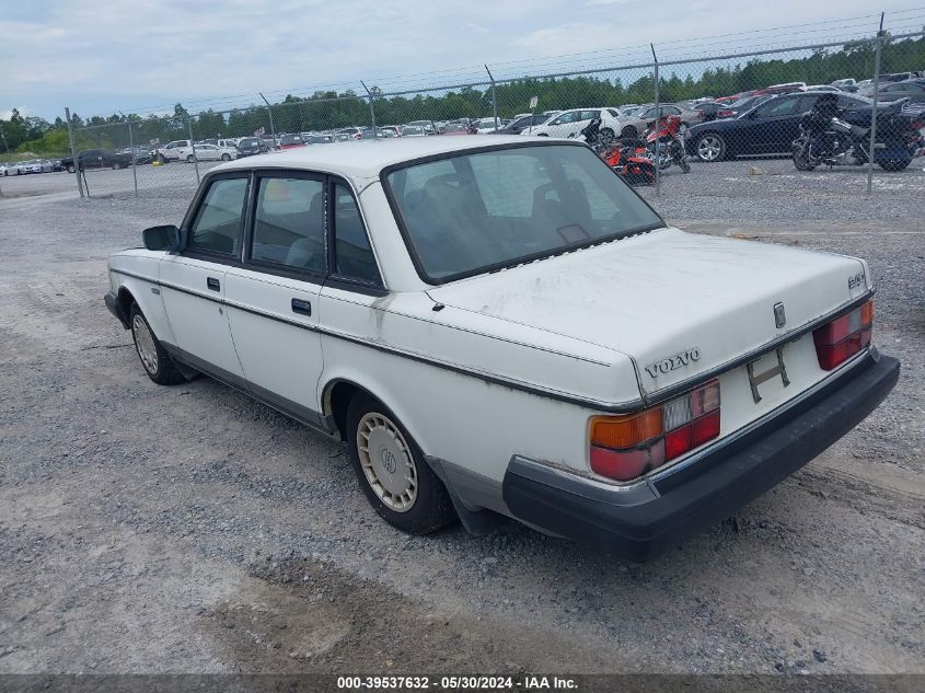 1991 Volvo 240 VIN: YV1AA8847M1435373 Lot: 39537632