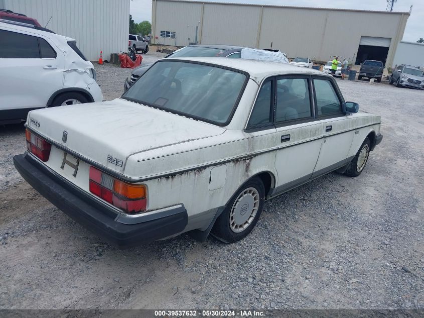 1991 Volvo 240 VIN: YV1AA8847M1435373 Lot: 39537632