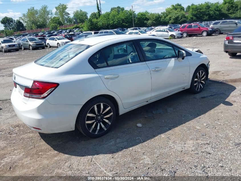 2014 Honda Civic Ex-L VIN: 19XFB2F93EE004919 Lot: 39537634