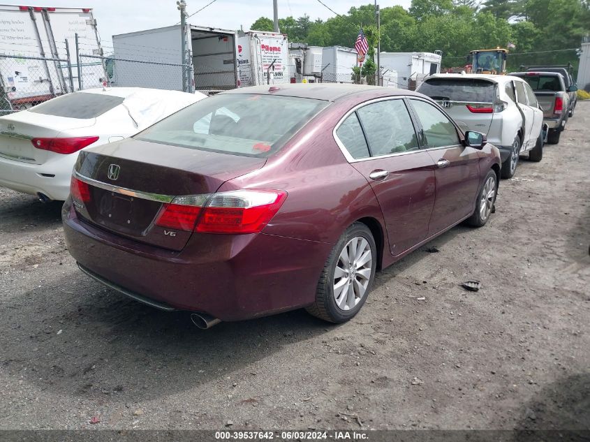 2013 Honda Accord Exl VIN: 1HGCR3F8XDA008786 Lot: 39537642