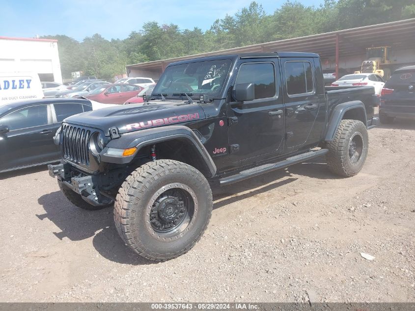 2021 Jeep Gladiator Rubicon 4X4 VIN: 1C6JJTBGXML505214 Lot: 39537643