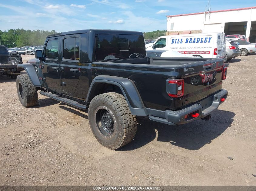 2021 Jeep Gladiator Rubicon 4X4 VIN: 1C6JJTBGXML505214 Lot: 39537643