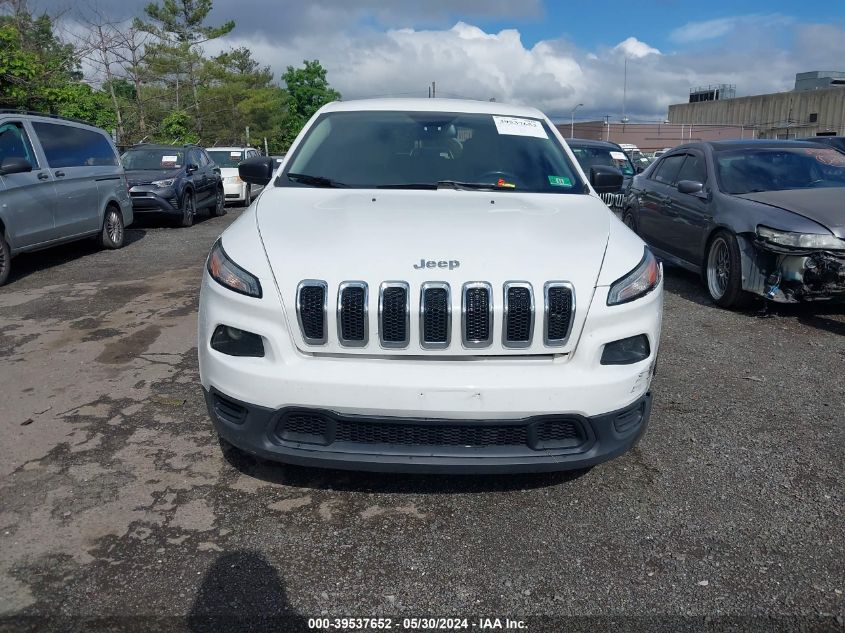 2015 Jeep Cherokee Sport VIN: 1C4PJMAB3FW622746 Lot: 39537652